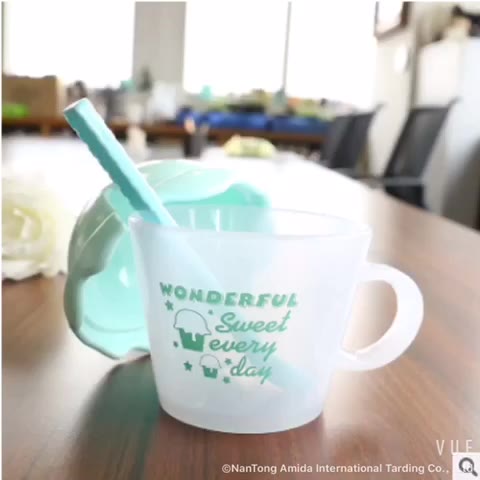 Customized pattern advertising gift cup