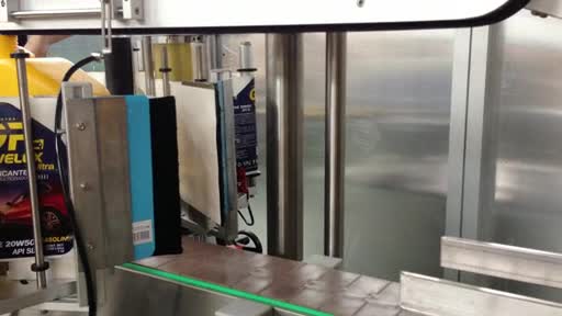 Lube Oil Bottle Front & Back Labeler