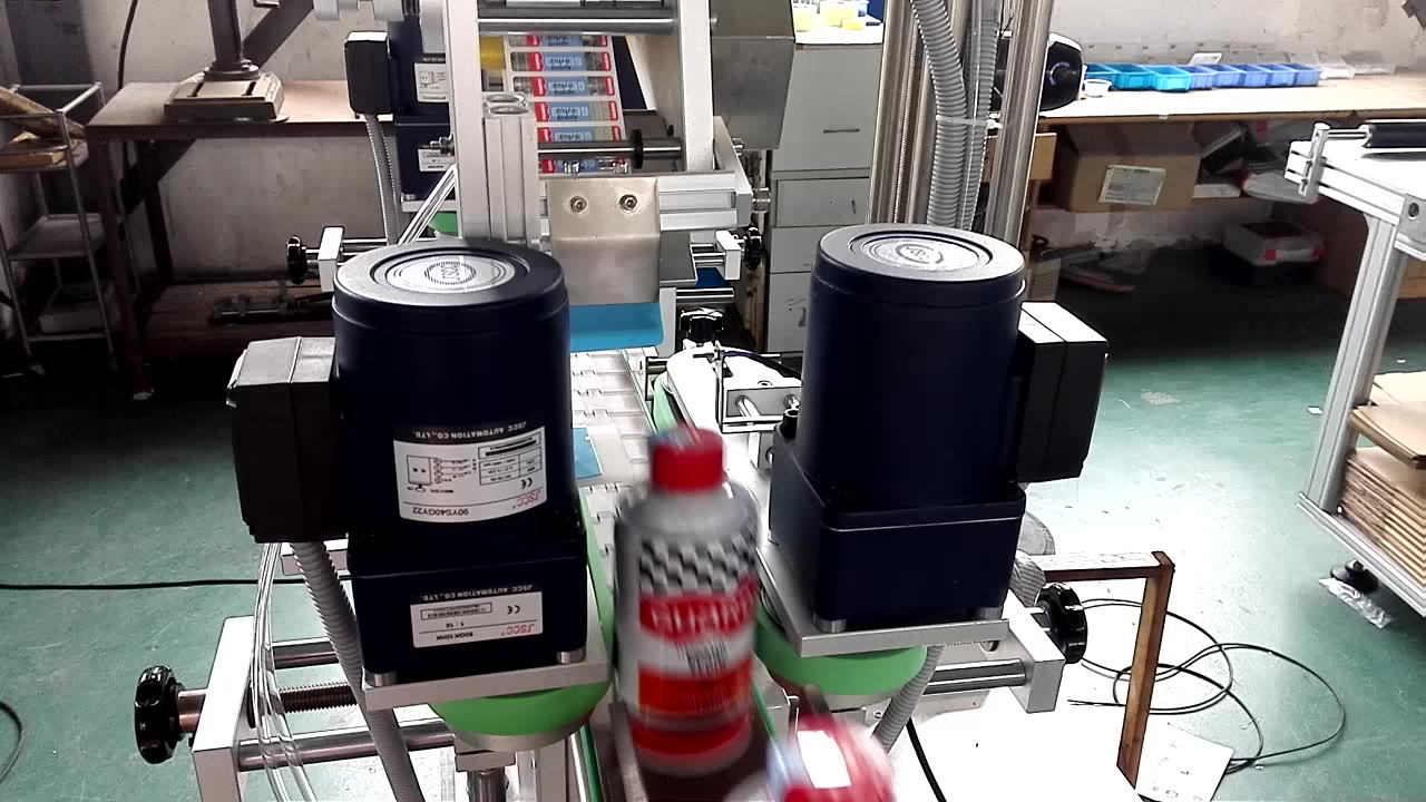 Top&corner labeling machine