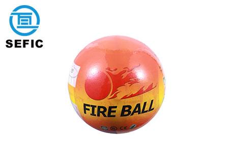 Automatic fire extinguisher ball