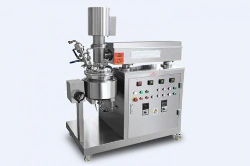 Laboratory vacuum emulsifying mixer