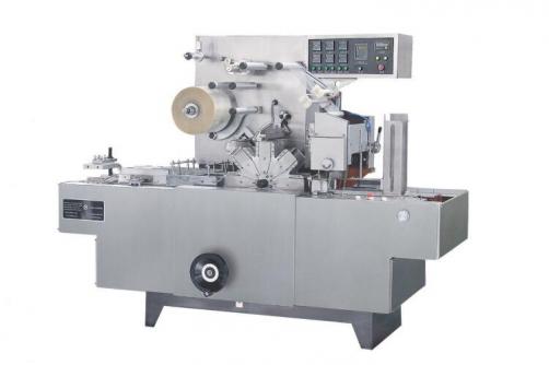 Sellophane overwrapping machine