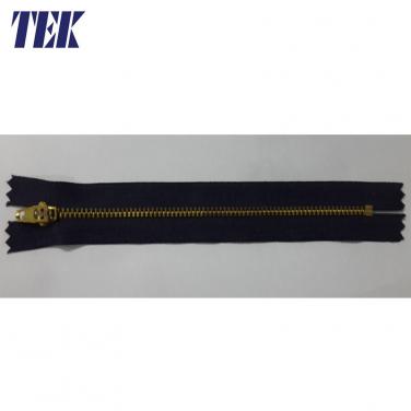 Metal Zippers Closed End