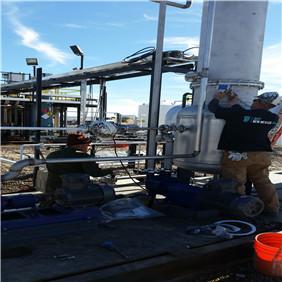 Scraped film evaporator