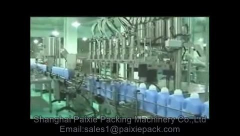 Shampoo / shower gel / mouth wash bottle filling capping machine