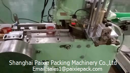 Automatic Tomato jam tin can cap sealing machine