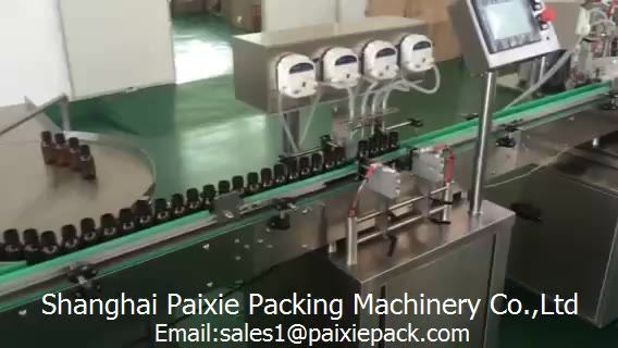 Small bottle peristaltic filling capping machine