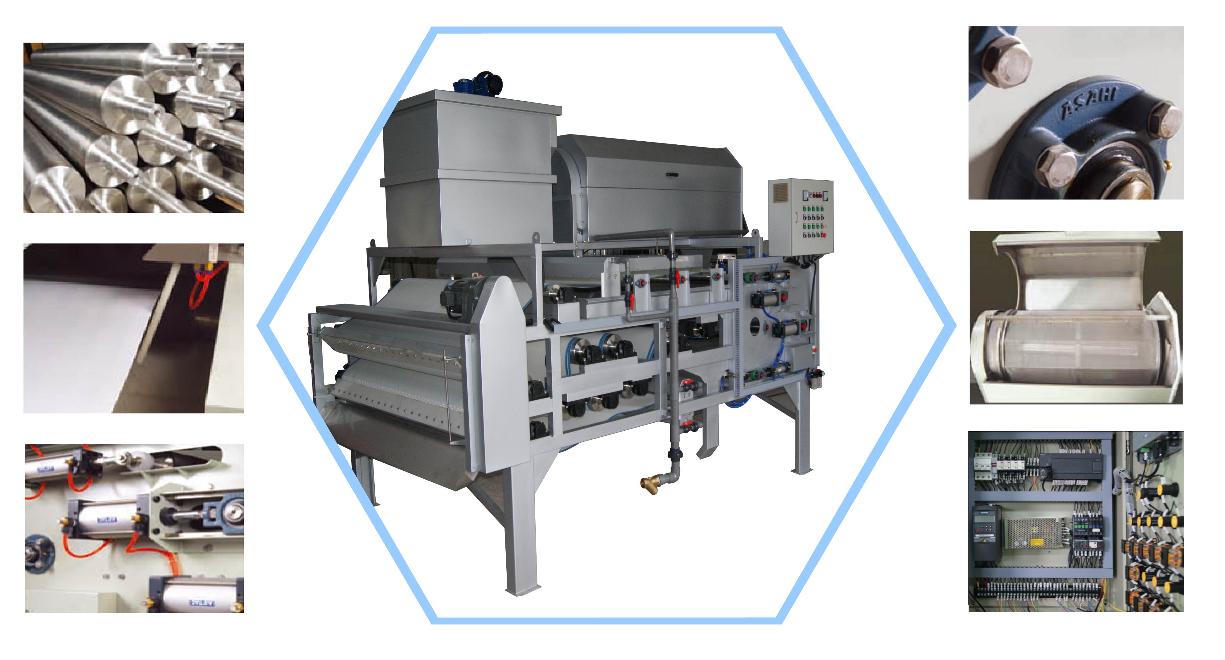 Heavy Duty Rotary Drum Thickening Belt Filter Press FTE Series wanted