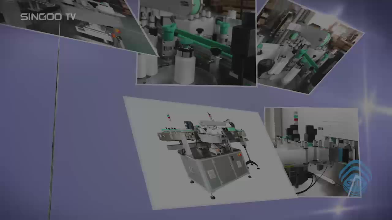 Square Bottle Front & Back Labeler