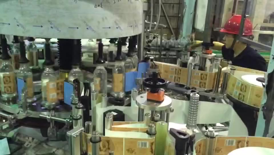 Two Sides Labeling Machine in Rotary