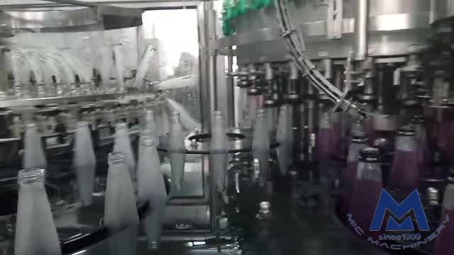 Liquor filling capping machine for glass bottle