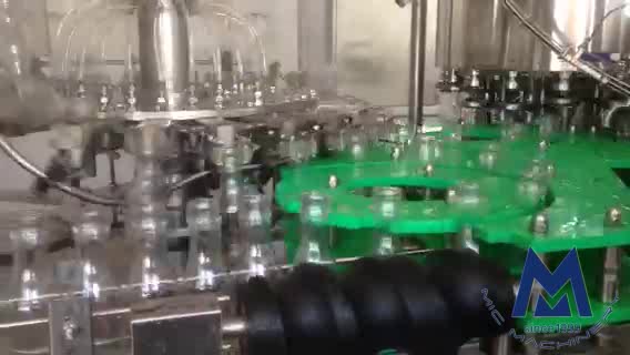 Hot juice filling capping machine for glass bottle