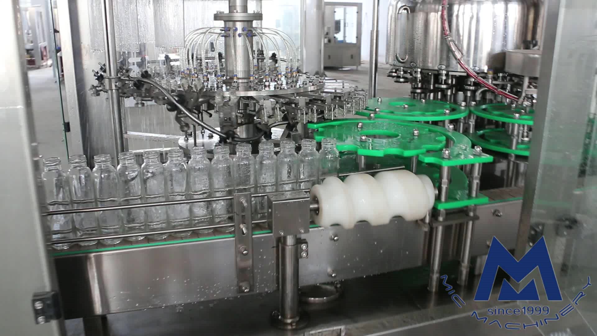 Fruite wine filling capping machine for glass bottle