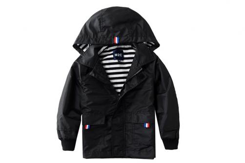 Rain Jacket Boys Raincoat Hooded Jacket