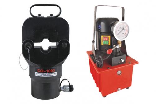 Crimping Head CO-1000 & Electric Hydraulic Pump EHP-63A