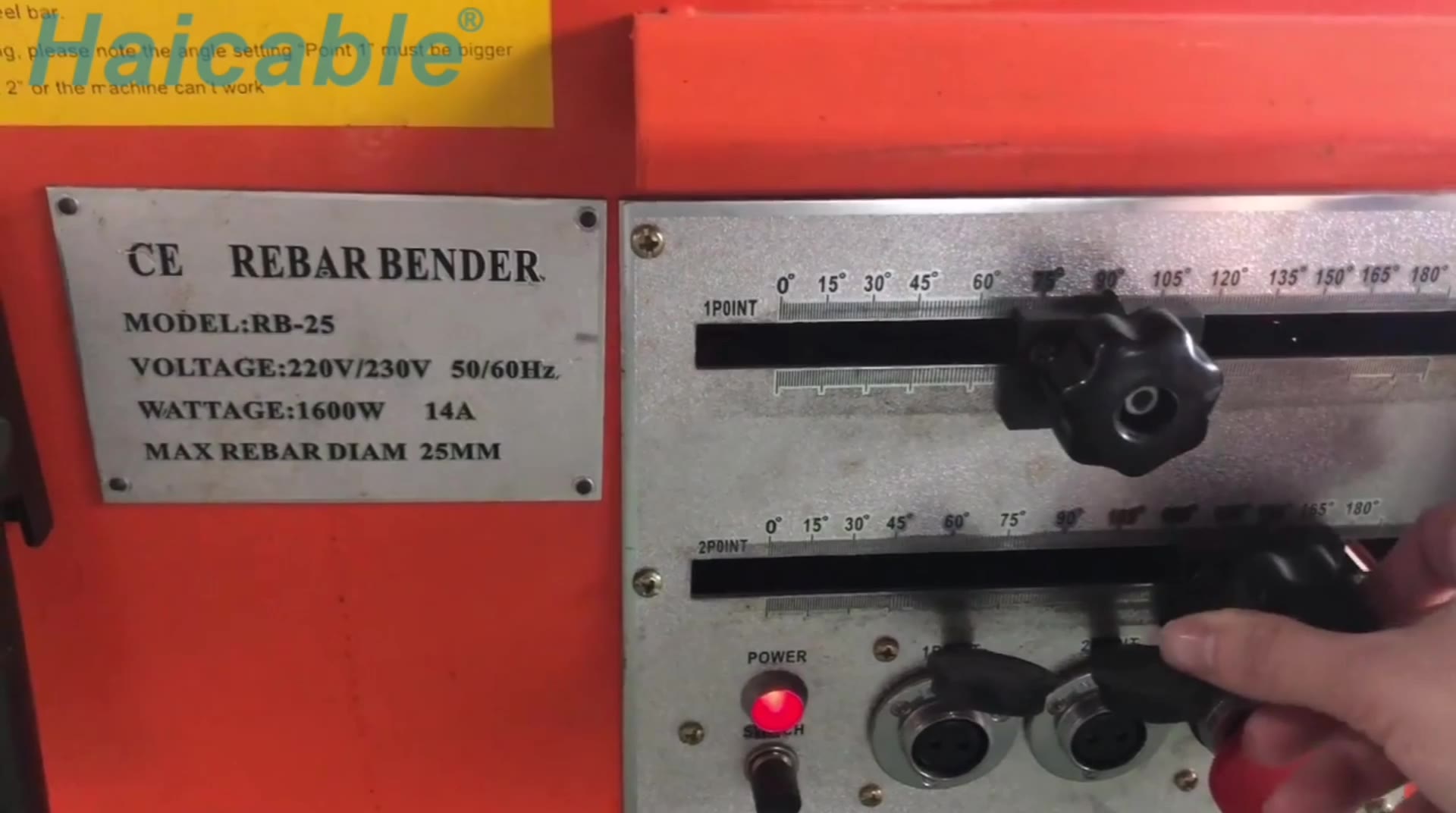 Max Φ25mm Electric Rebar Bend  RB-25