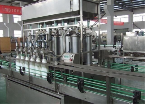 Automatic filling machine for hand gel