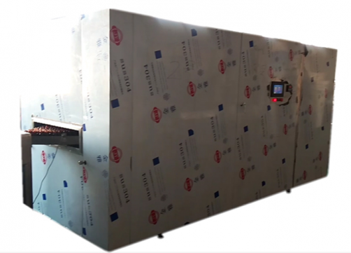 High temperature sterilizing tunnel oven