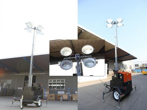 Electric 9m high metal halide diesel lighting tower i9T 4000W
