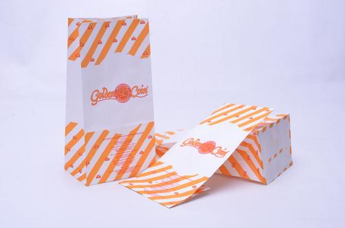 White Kraft Paper Bags for food packaging