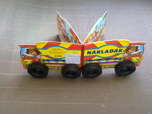 Vehicle Board Book with Rolling Wheels