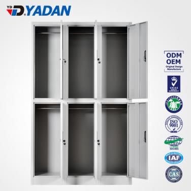 6 doors locker - bank of 3 wide 900*1850mm