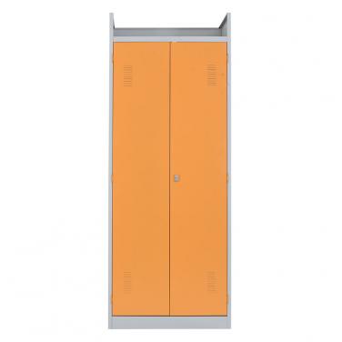 Mirrored filing & clothing cabinet with inner lockable box