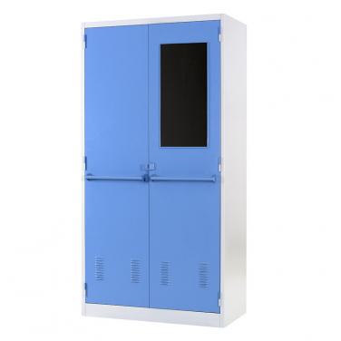 Mirrored filing & clothing cabinet with inner box & drawer