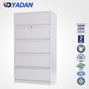 5 drawers lateral filing cabinet