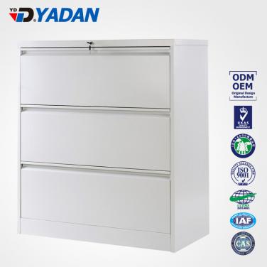 3 drawers lateral filing cabinet