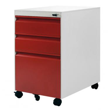 3 Drawers Goose Neck Pedestal