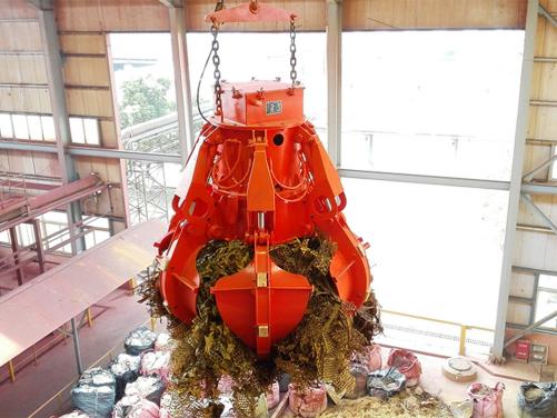 Motor-hydraulic Garbage Grab