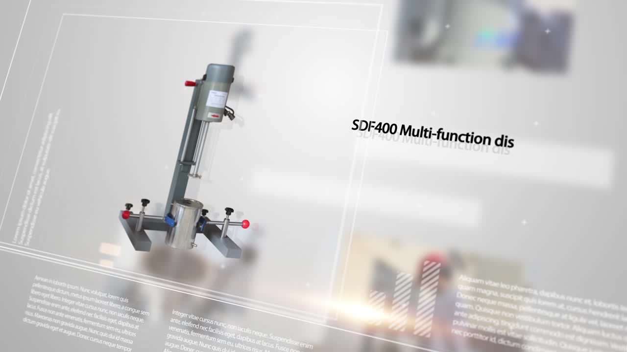 SDF400 Multi-function dispersing machine