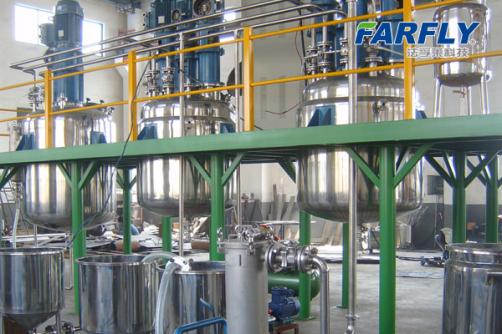 Complete paint production line