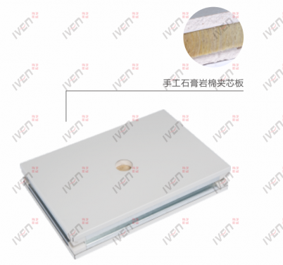 Handmade plaster rock wool laminboards