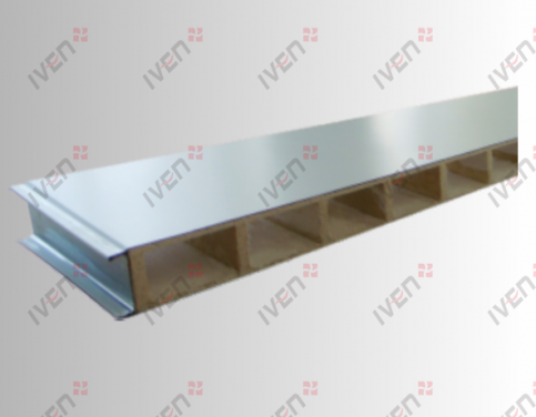 Mechanism hollow glass magnesium color steel laminboards