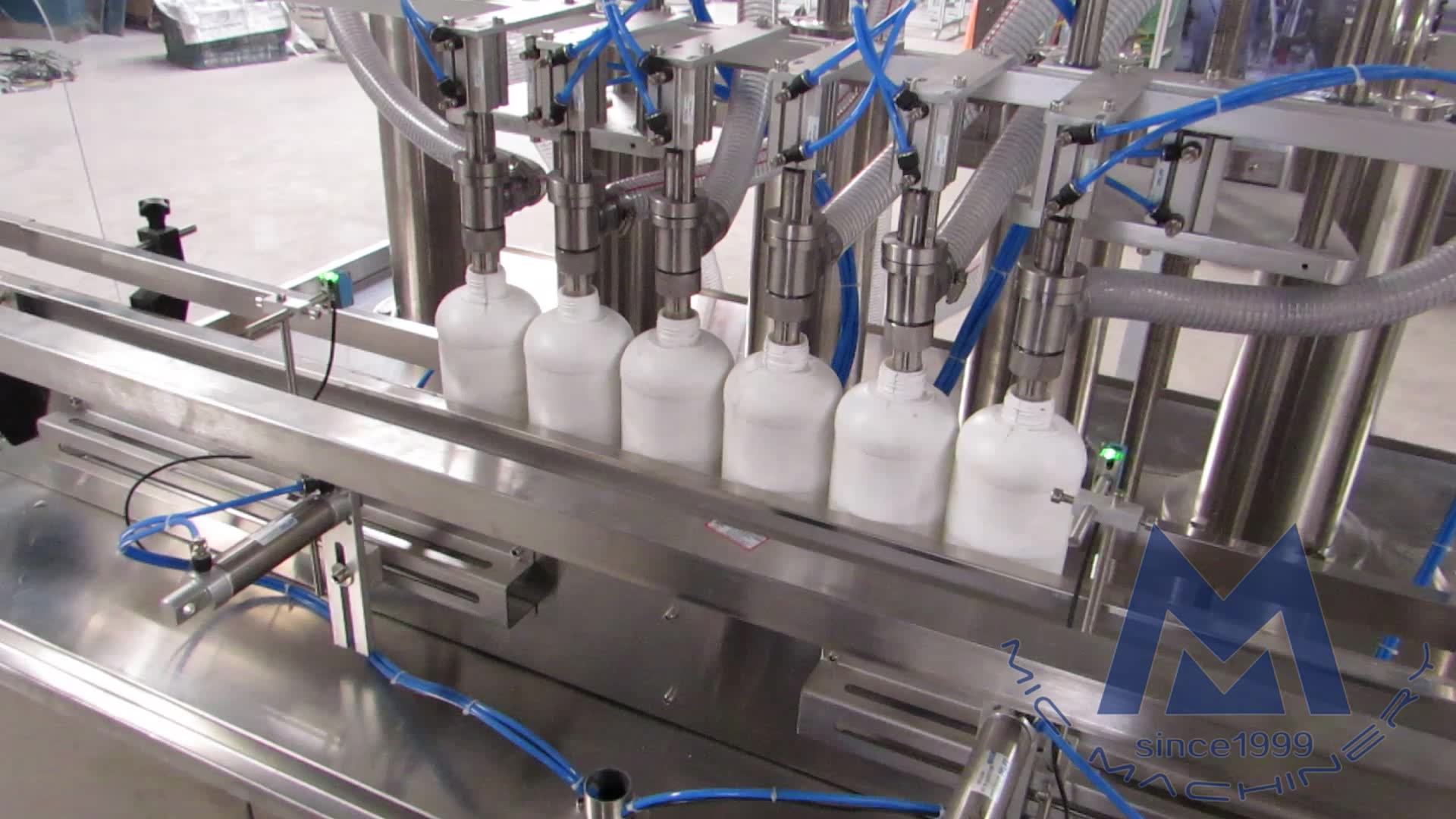 Honey filling machine(MIC-ZF6 6 heads piston filling and capping machine)