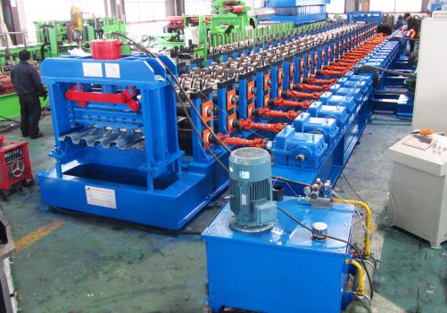 Heavy Floor Deck Roll Forming Machine