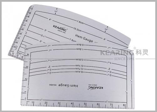 HG48A, Kearing Metric & Imperial Hem Gauge ( 4'' & 8'' )