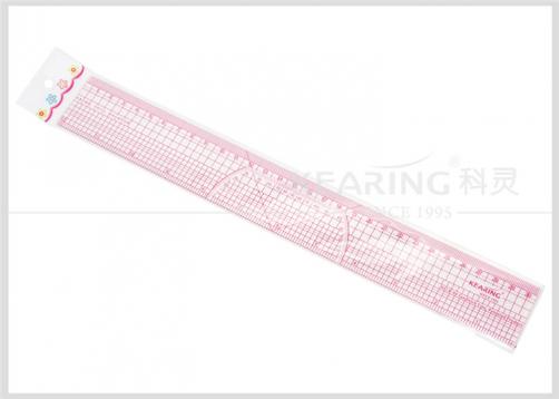 B-66, Kearing Plastic Grading Ruler 16'' & 40cm