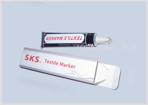 STM25-Y, SKS Permanent Toothpast Yellow Textile Marker