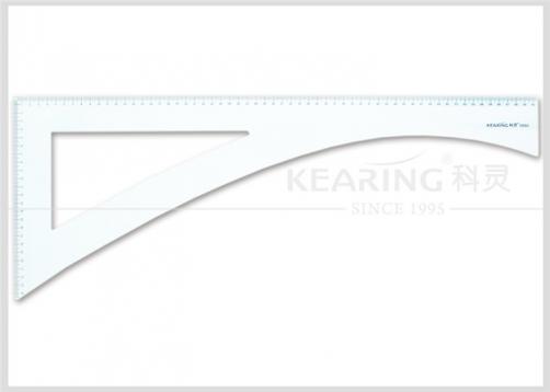 5860, Kearing Plastic Dressmaking L Square Ruler 60cm & 25cm