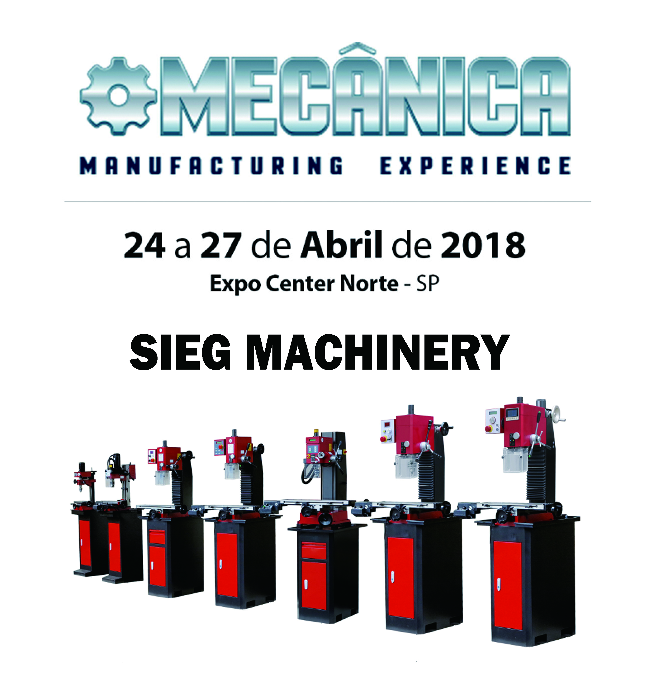 Welcome To Our Booth on Brazilian Machinery & Industrial Equipment Fair (MECANICA 2018)