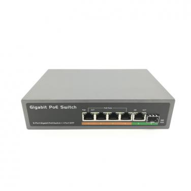 4 Port 1000Mbps All Gigabit PoE Switch +1 SFP PSE604GS