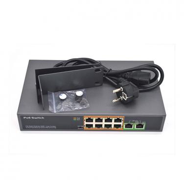 8 Port 100Mbps PoE Switch can be extended to 250m PSE108EX