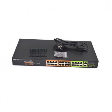 16 Port PoE Swtich+2 Gigabit SFP Combo Switch PSE2616GSR