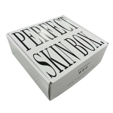 White Mailer Box With Black Printing