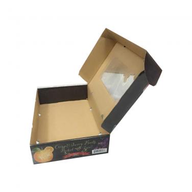 Custom printed corrugated vegetable box