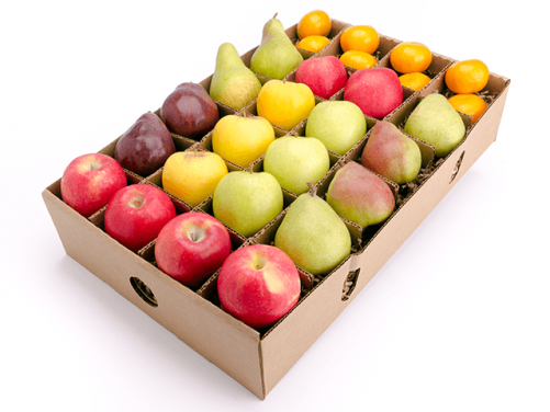 Hard duty apple paper packing box
