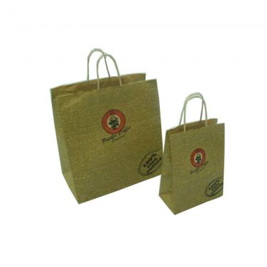 Hot Sale Brown Kraft Paper Handle Gift Bags